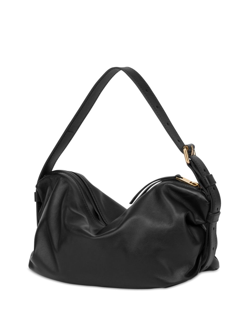 slouchy leather shoulder bag - 2