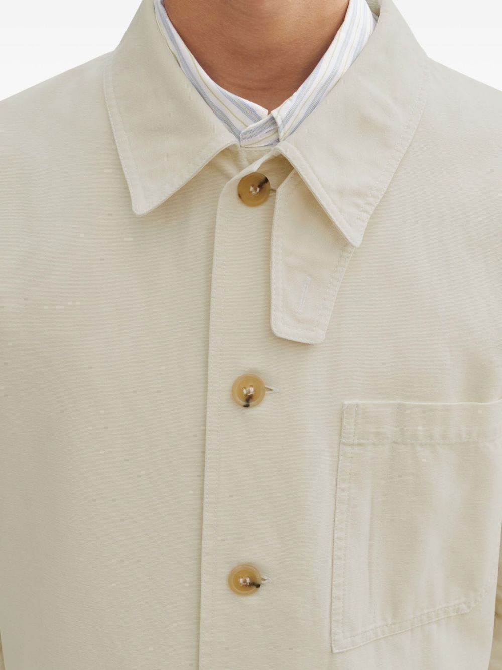 button-up shirt jacket - 4