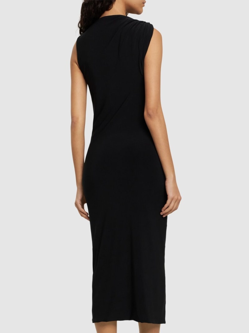 Sportmax Nuble sleeveless jersey midi dress | luisaviaroma