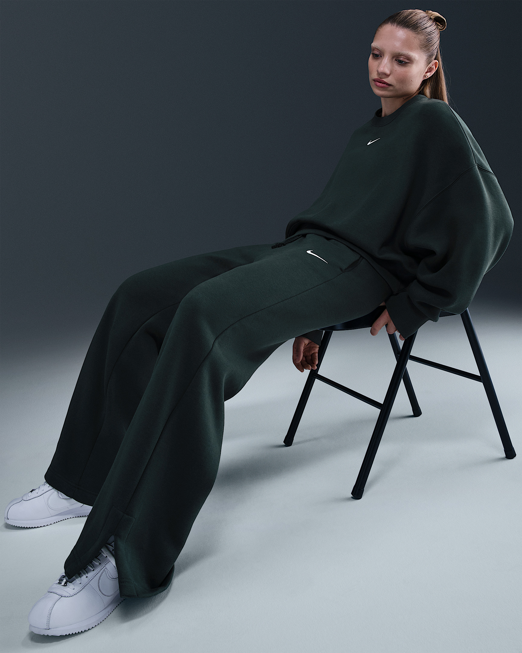 Nike Sportswear Phoenix Fleece Women's High-Waisted Wide-Leg Pants - 5