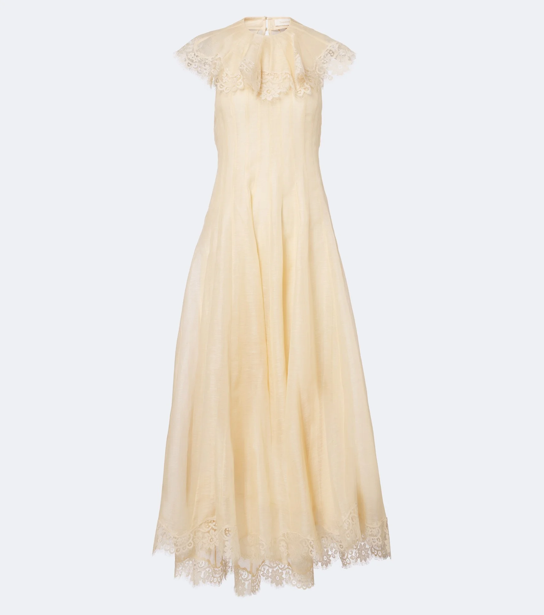 Ascent Flutter linen and silk cocktail dress - 1