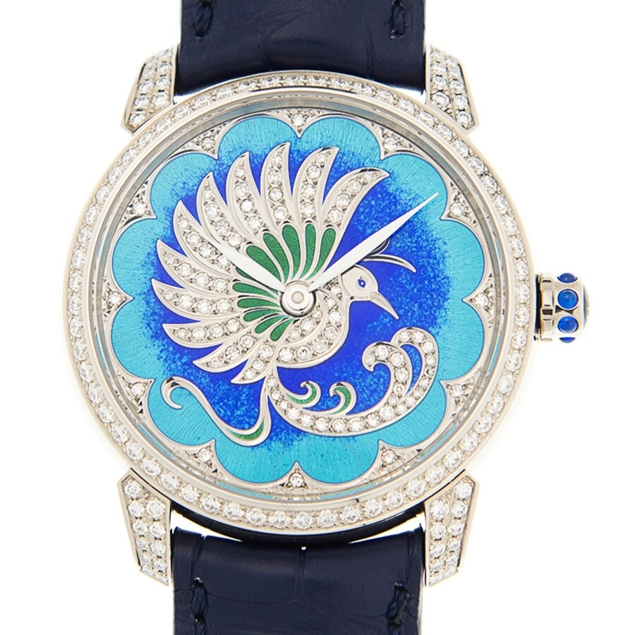 Ulysse Nardin Classico Lady Automatic Diamond Blue Dial Ladies Watch 8150-112-PB - 2