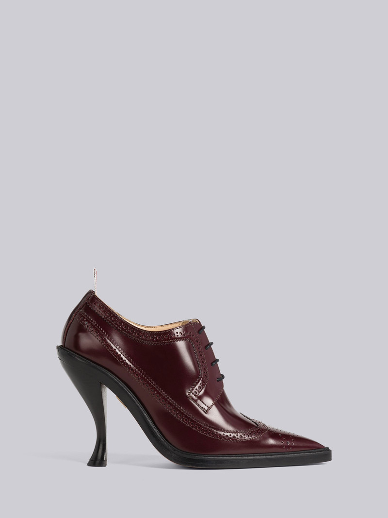 Calf Leather Curved Heel Longwing Brogue 1