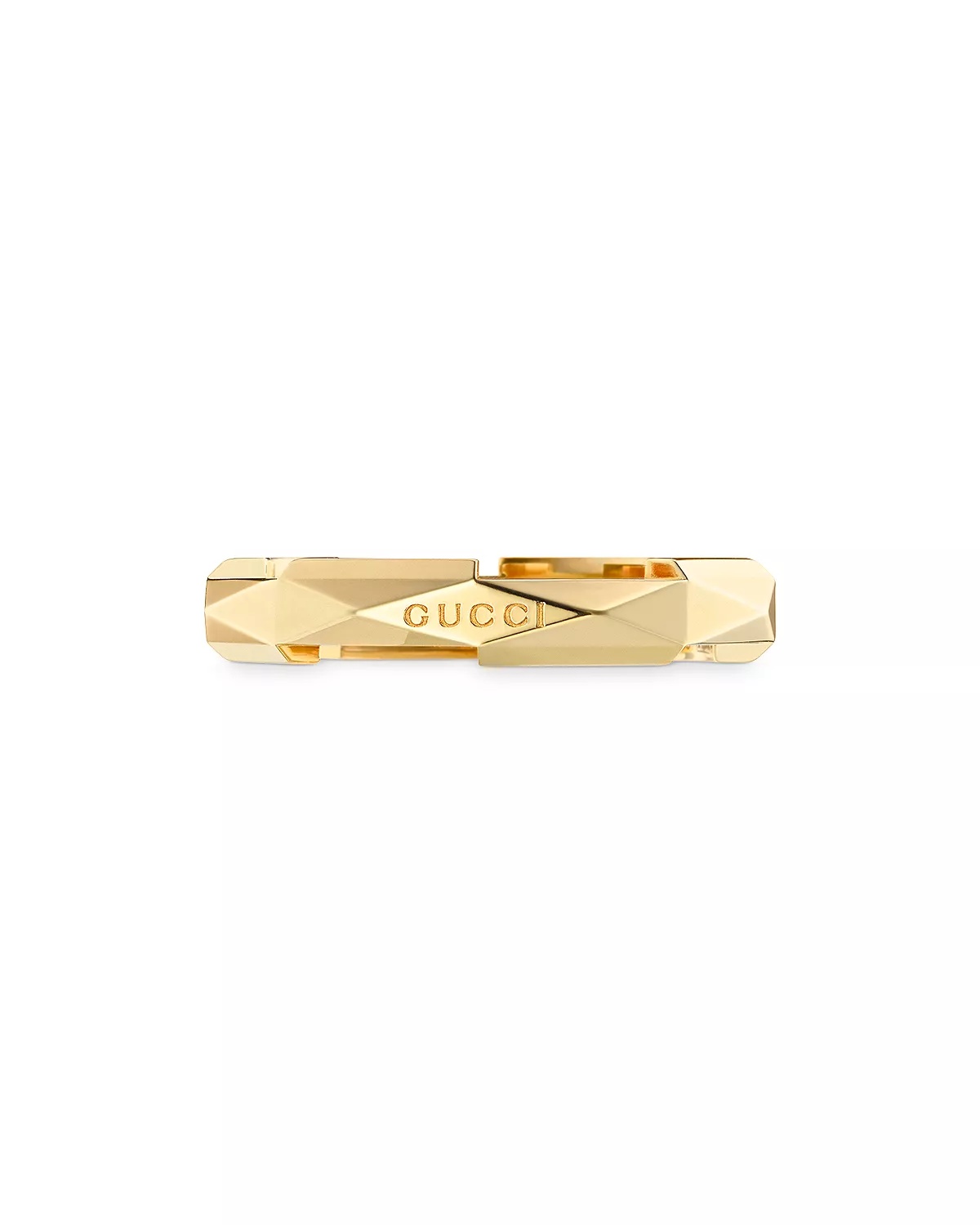 18K Yellow Gold Link To Love Stud Ring - 3