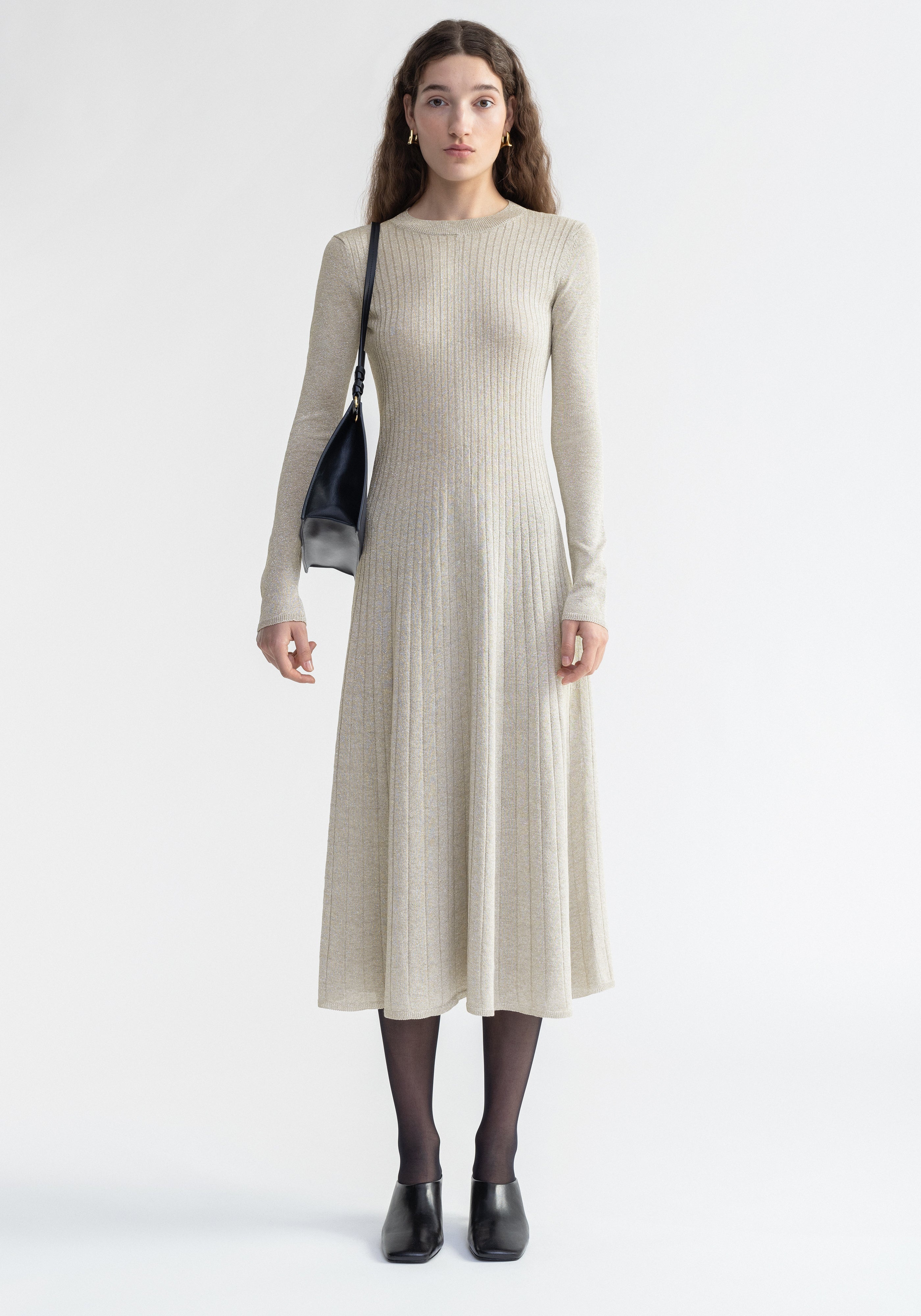 PAVLOVA
Sparkly ribbed midi dress - 3