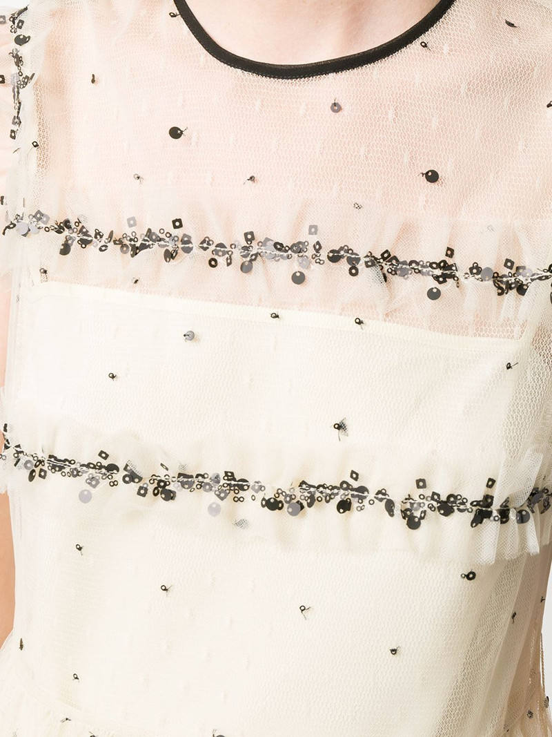 tulle tiered mini dress 5