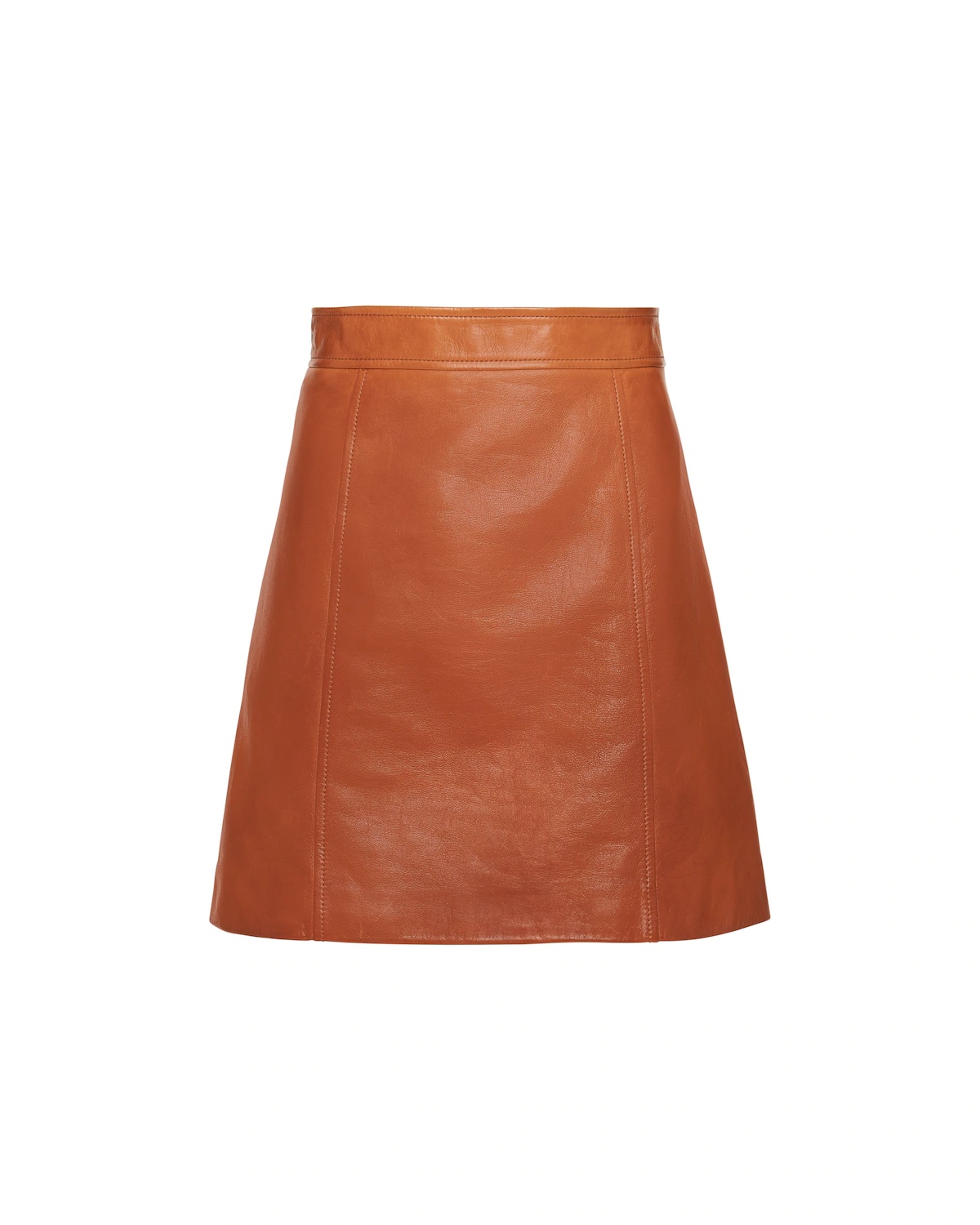 Nappa leather miniskirt - 1