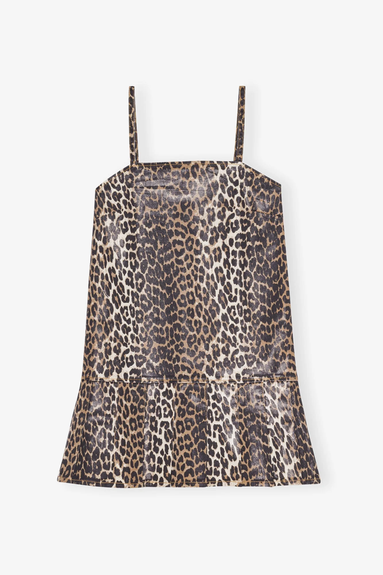 LEOPARD FOIL DRESS - 1