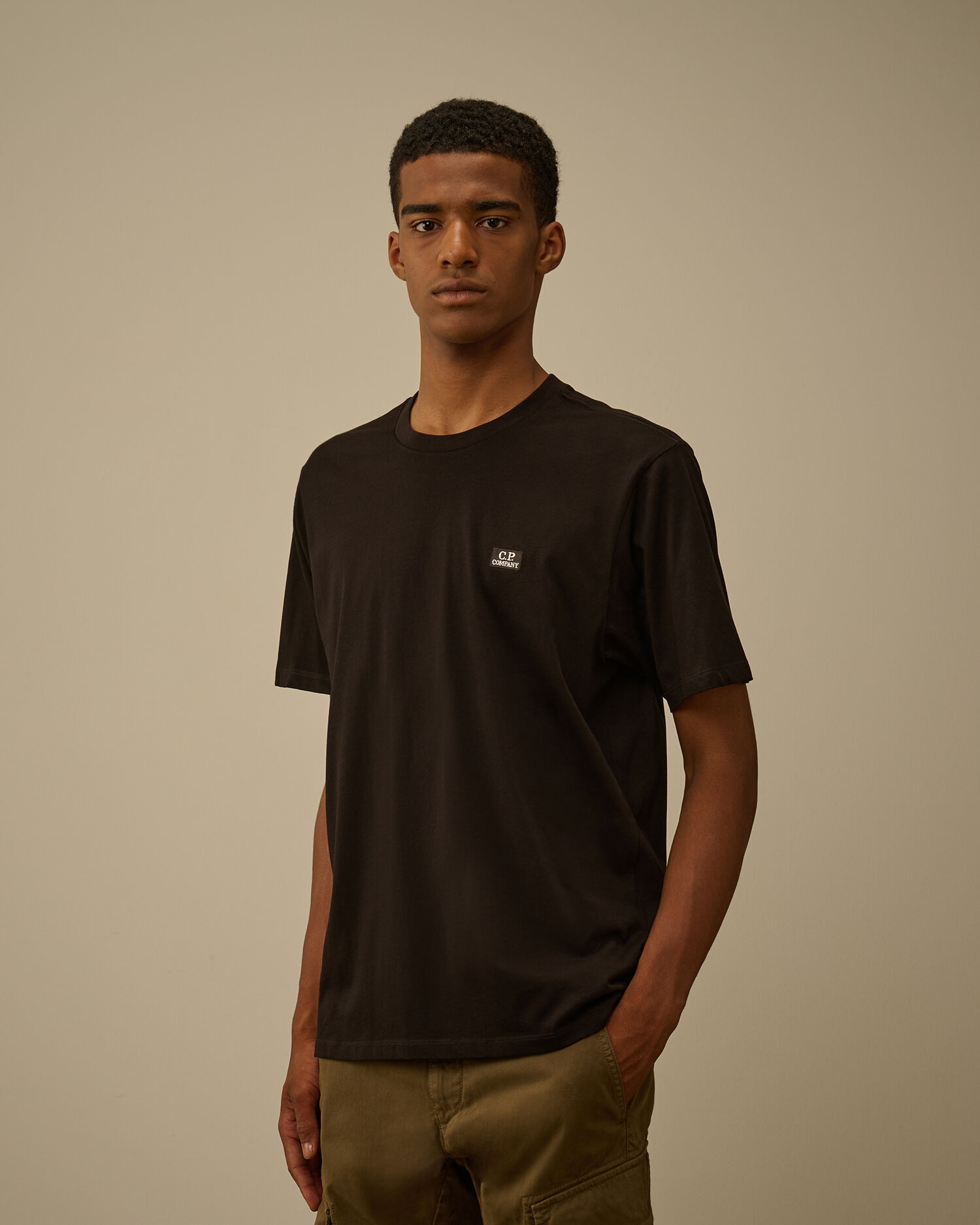 30/1 Jersey Short Sleeve Logo Patch T-Shirt - 3