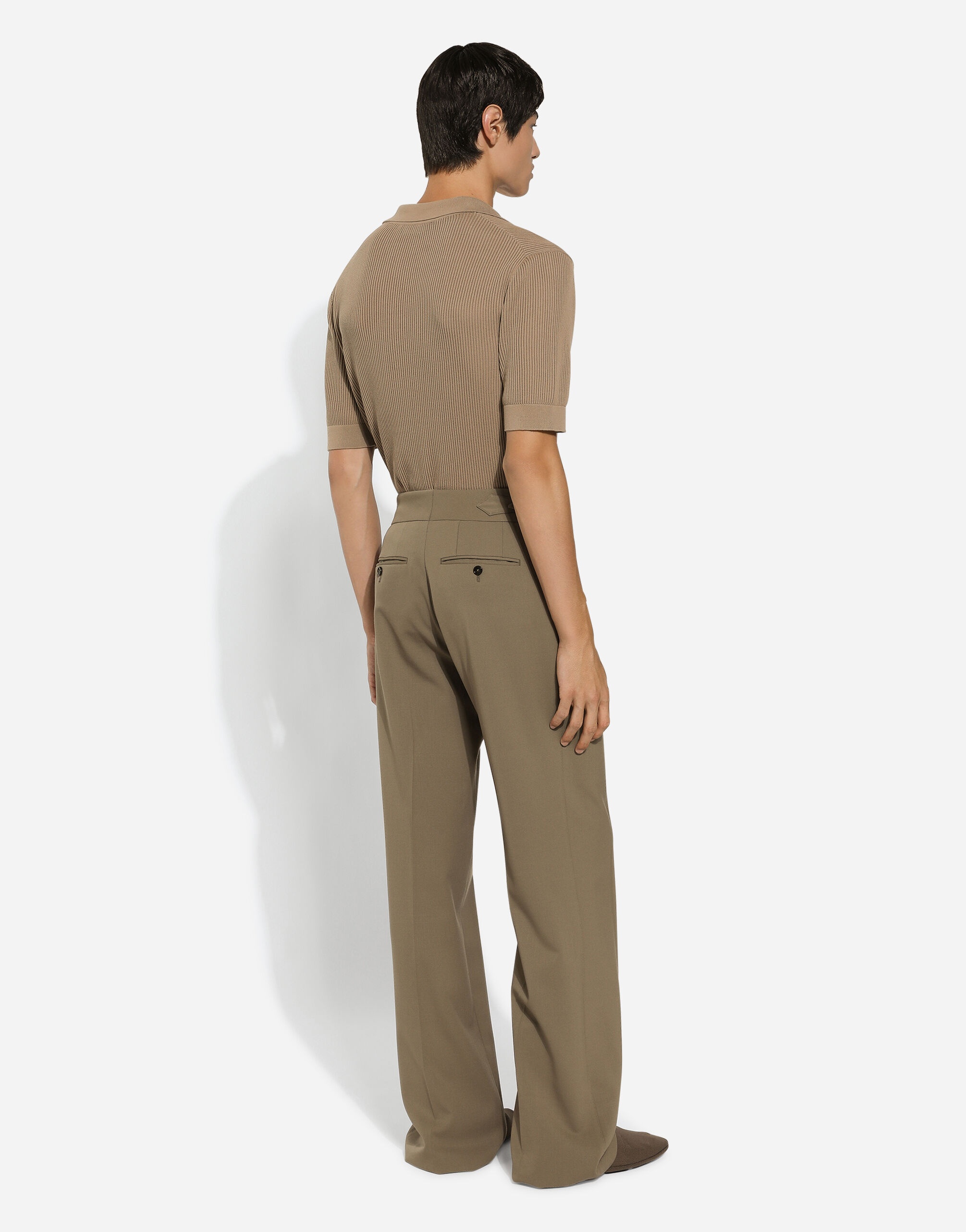 Tailored two-way stretch twill pants - 3