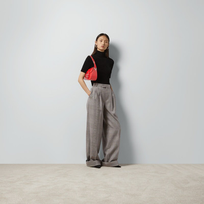 GUCCI Prince of Wales wool pant outlook