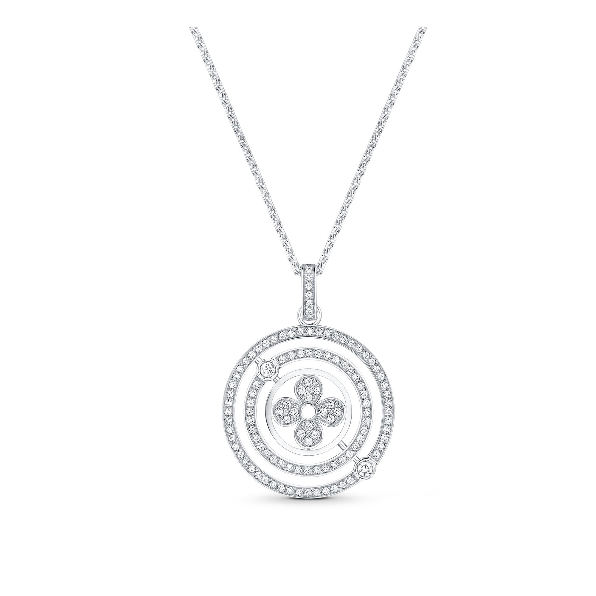 Idylle Blossom Medallion, White Gold And Diamonds - 4