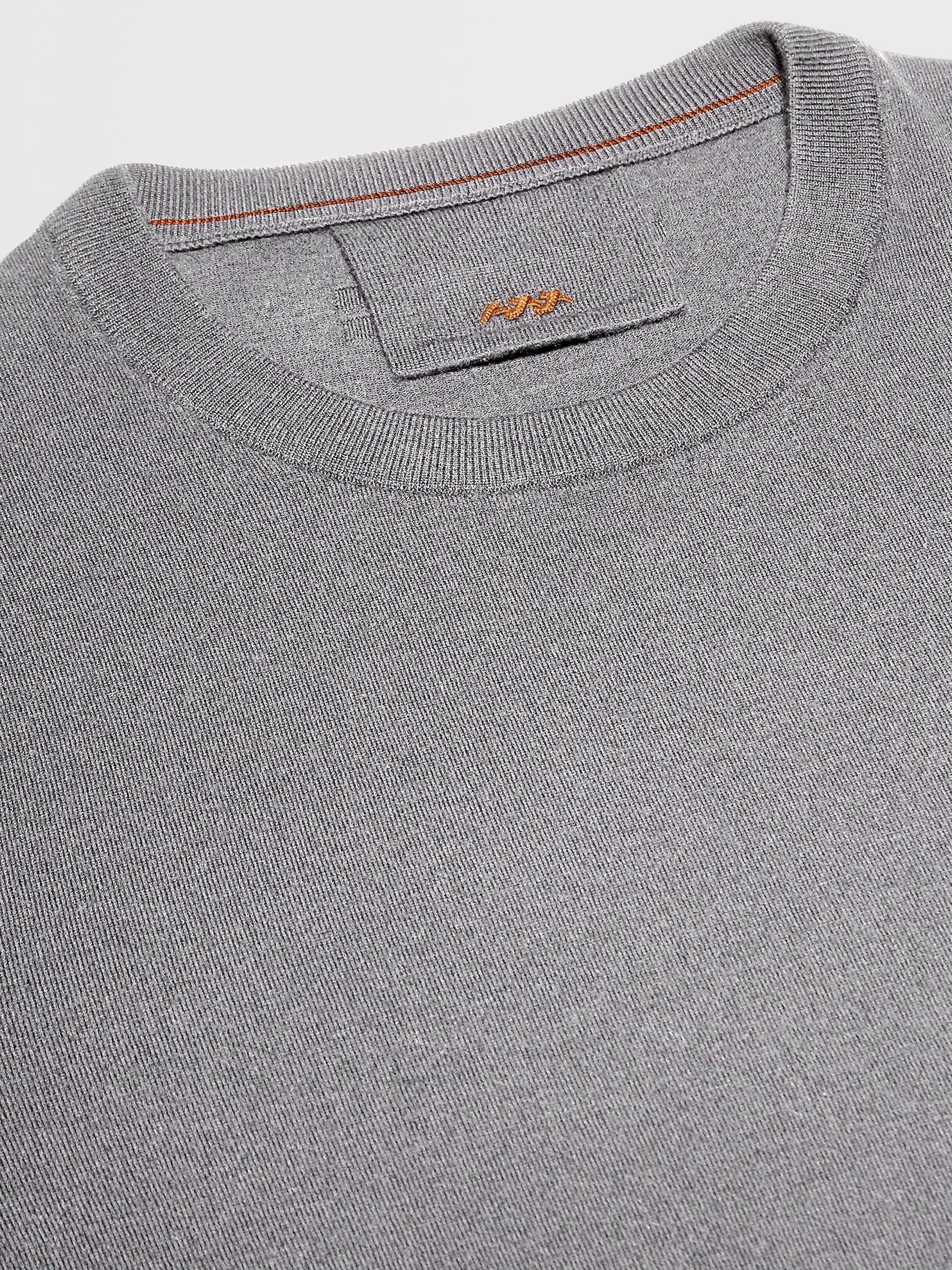 DARK GREY 12MILMIL12 WOOL CREWNECK - 4