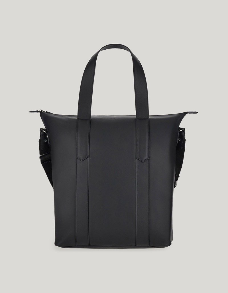 BLACK CALFSKIN TOTE BAG 1