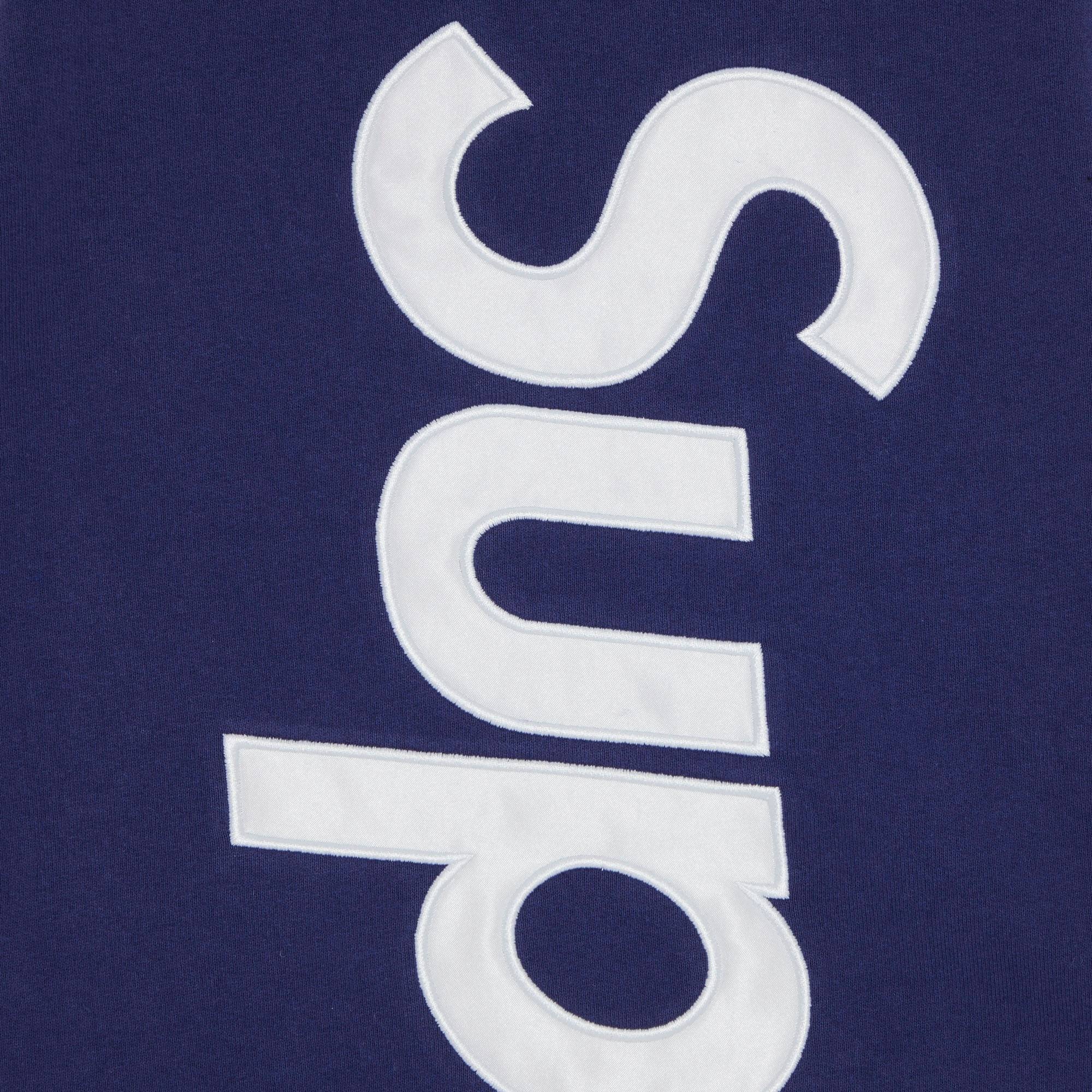 Supreme Satin Appliqué Sweatpant 'Washed Navy' - 3