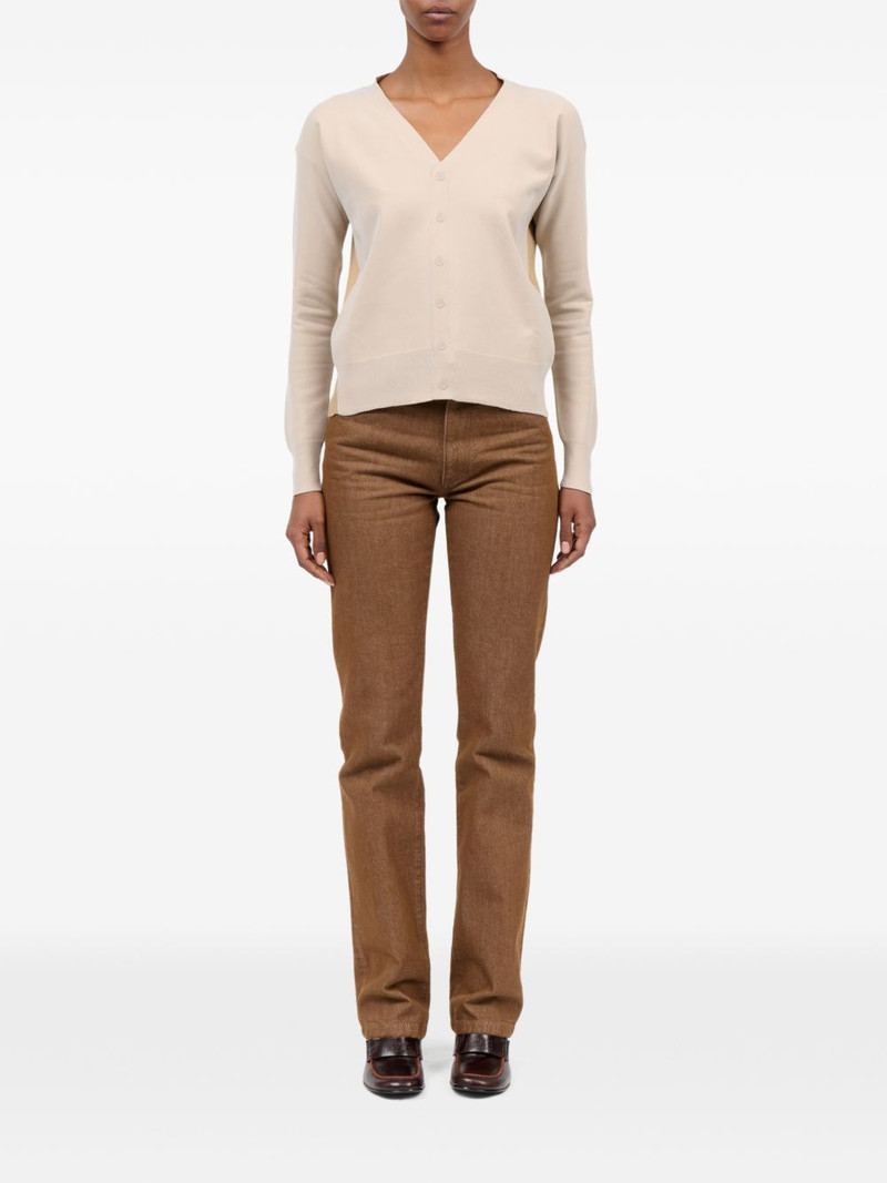 MM6 Maison Margiela V-neck buttoned cardigan outlook