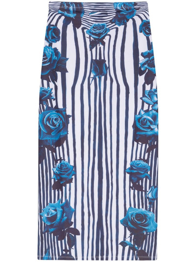 Jean Paul Gaultier "flower body morphing" long skirt outlook