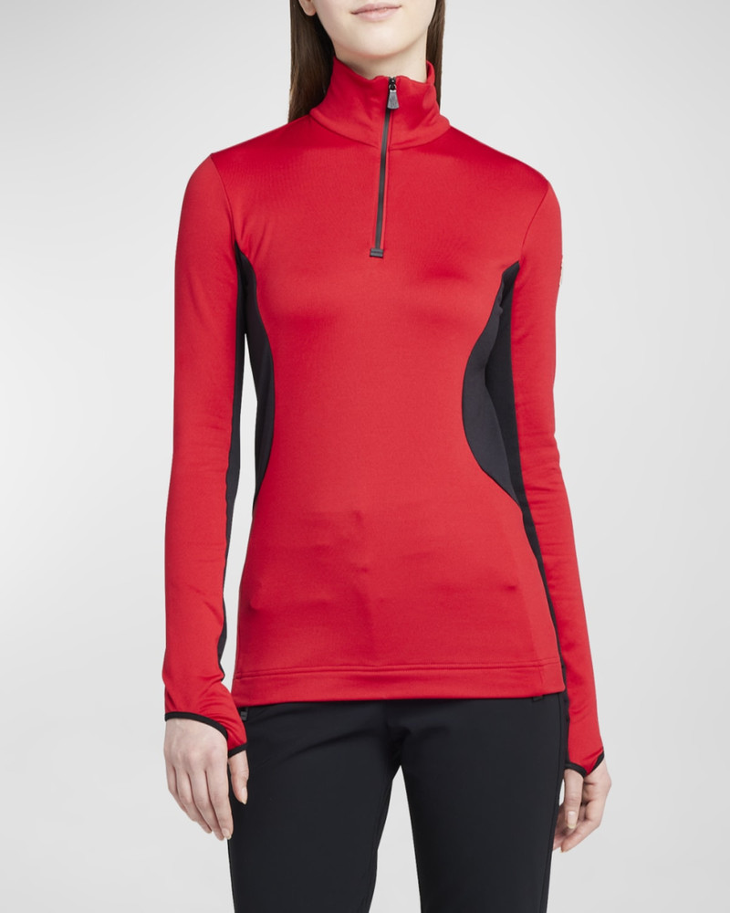 Moncler Grenoble Colorblock Quarter-Zip Sweatshirt outlook