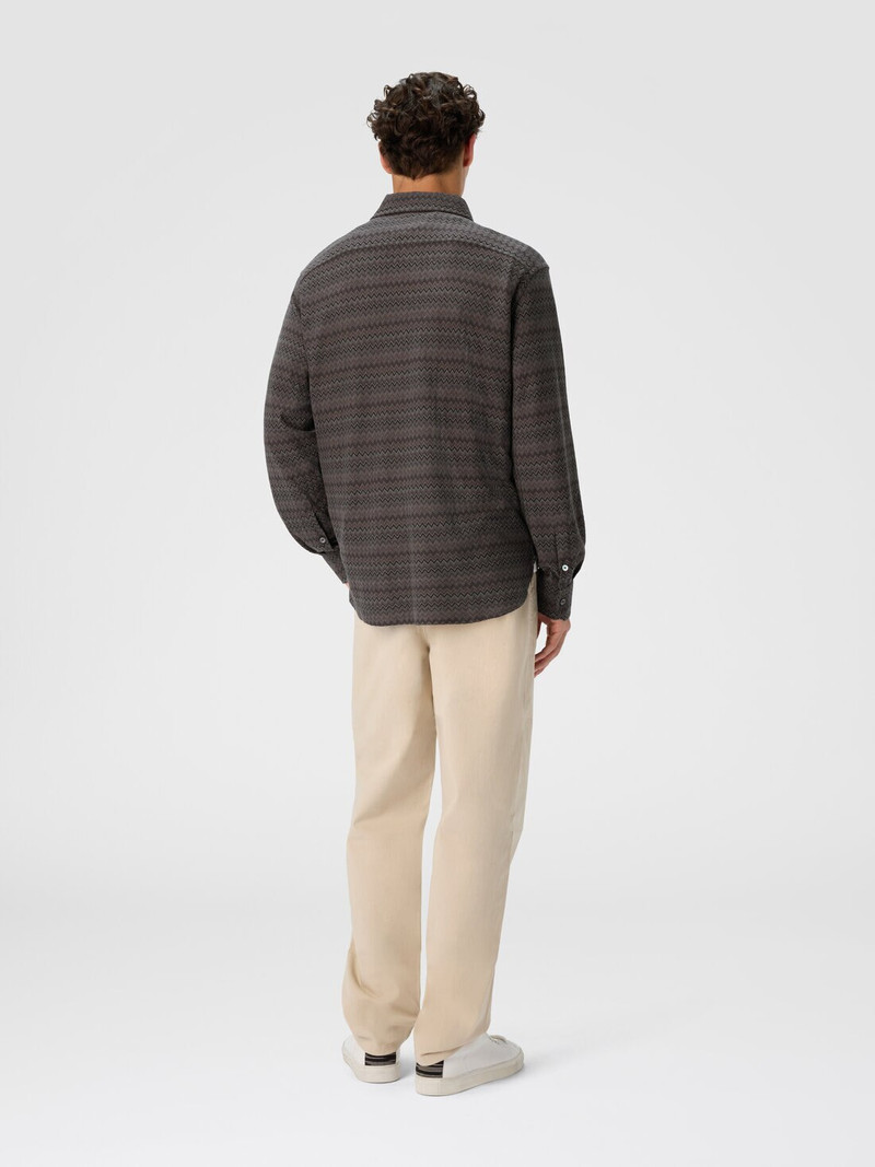 Shirt with Micro Zigzag Tone on Tone 3