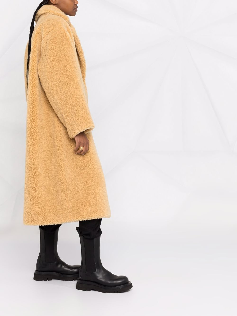 midi faux-fur coat - 6