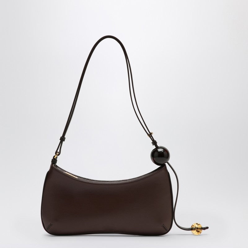 Jacquemus Le Bisou Brown Leather Bag Women - 3