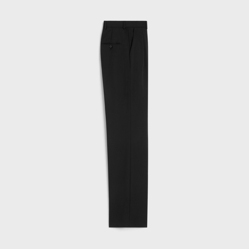 CELINE double-pleated Tixie pants in wool fabric outlook