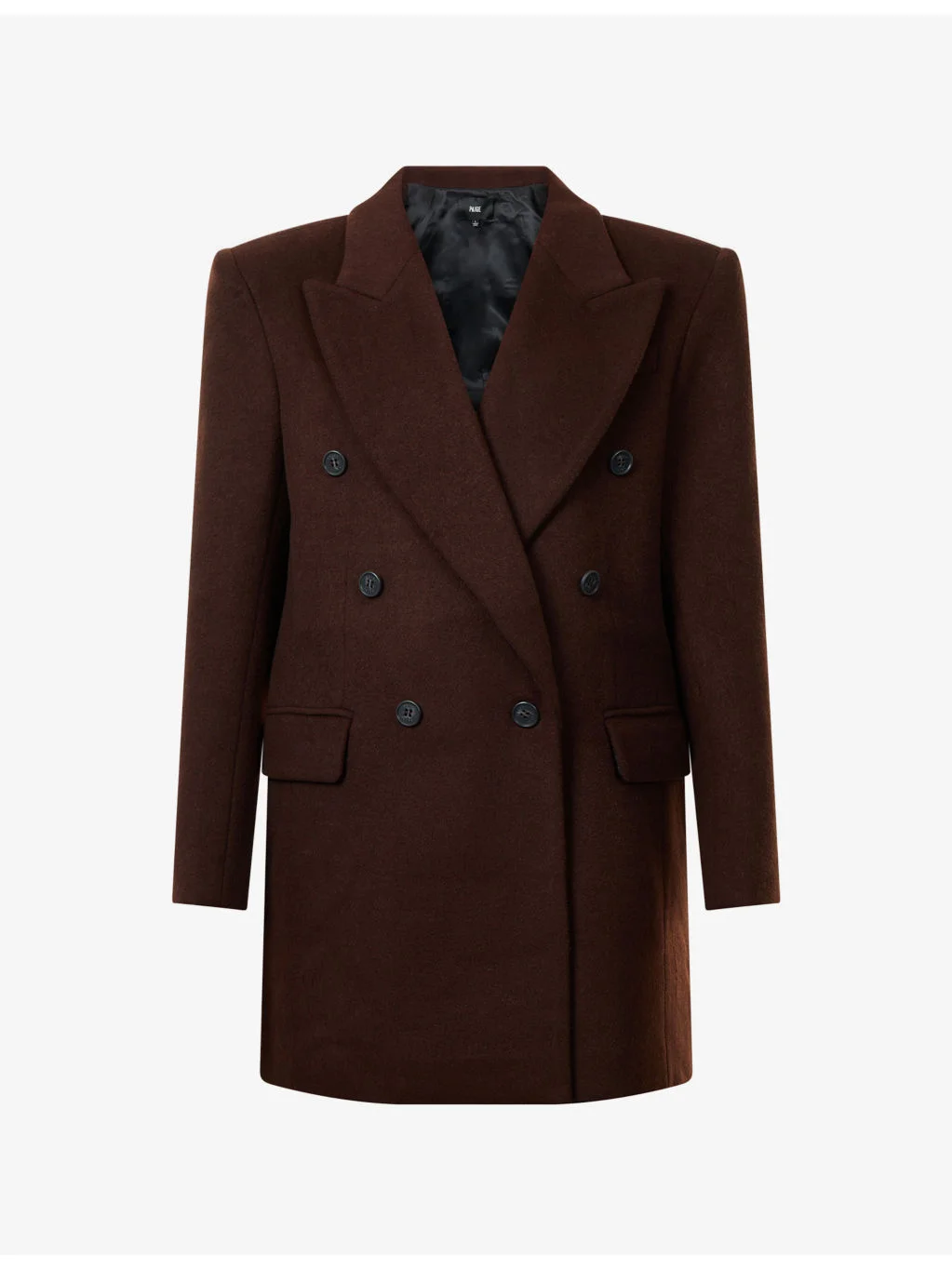 Uma Double-Breasted Wool-Blend Coat - 1
