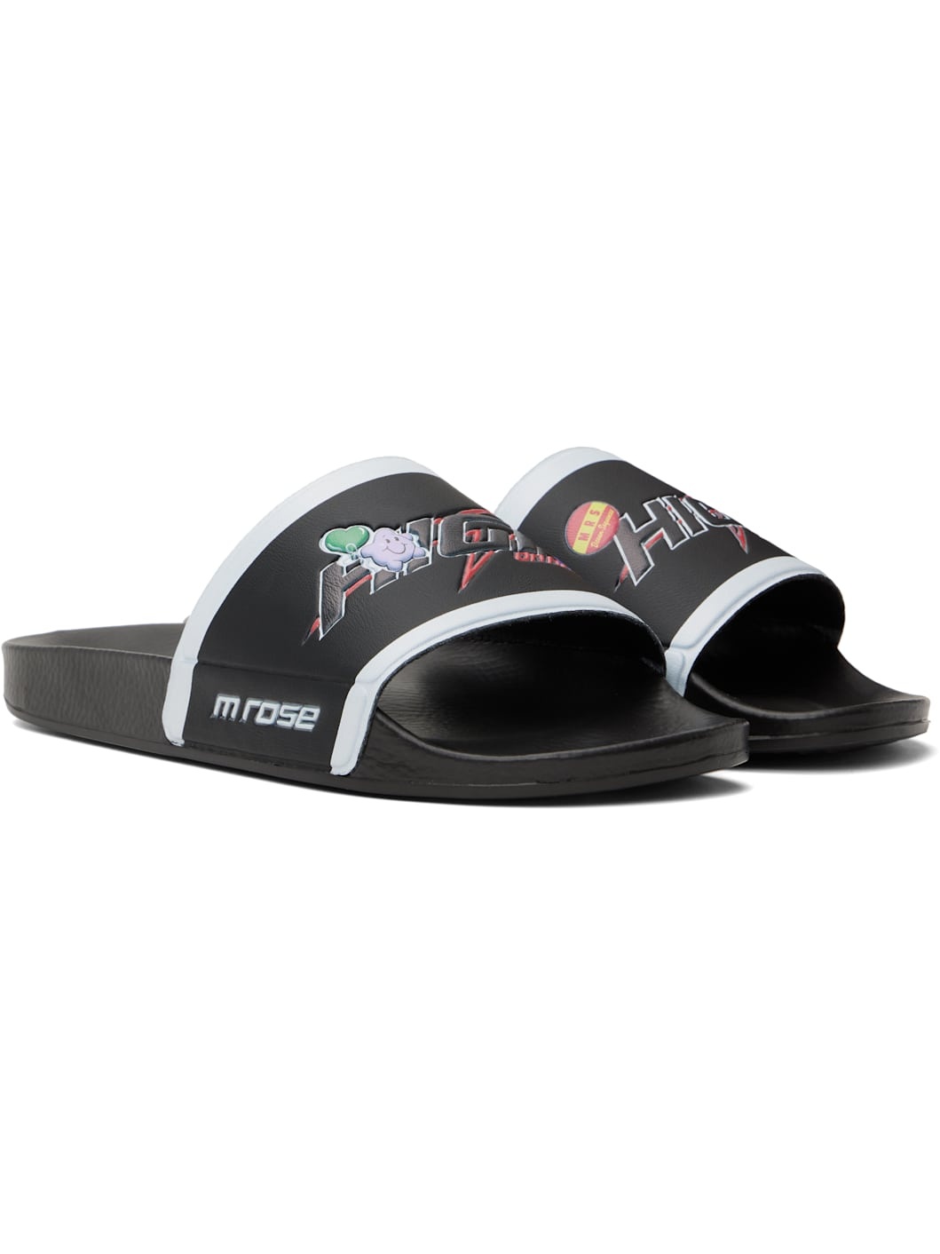 Black 'High On Hope' Pool Slides - 4