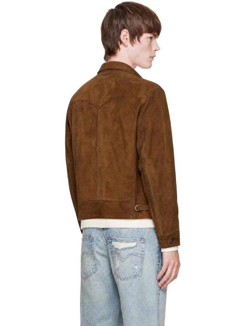 Brown Roughout Suede Jacket 3