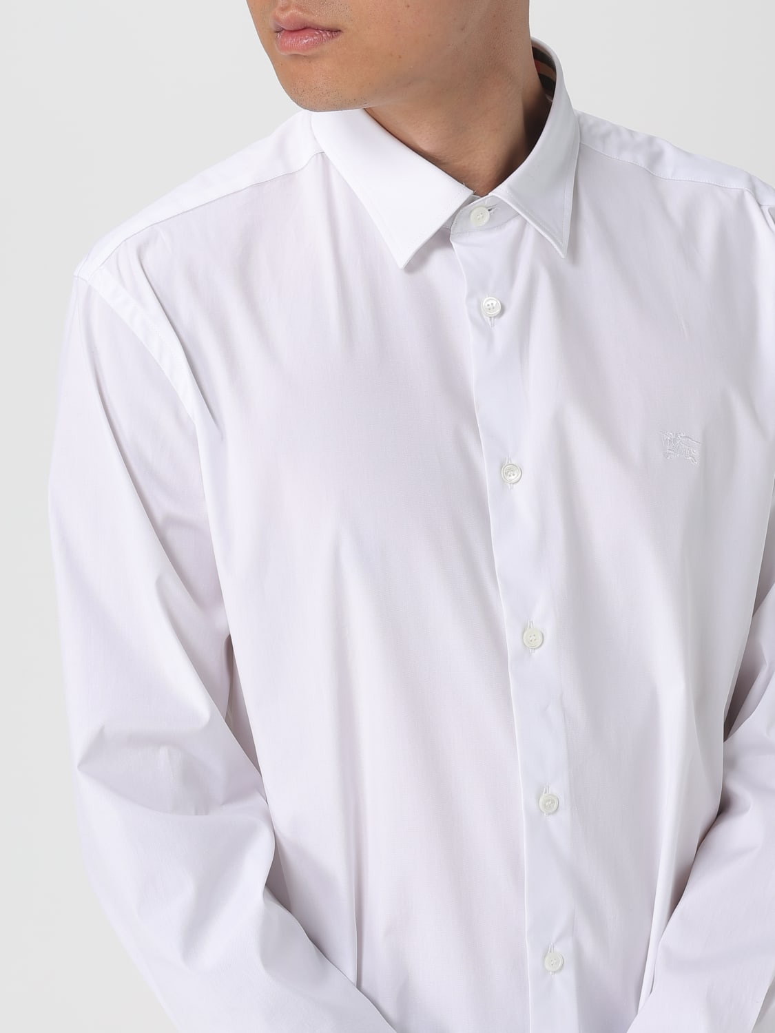 Burberry shirt in stretch cotton poplin - 4