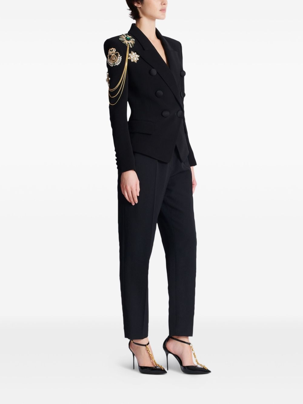 double-breasted blazer - 3