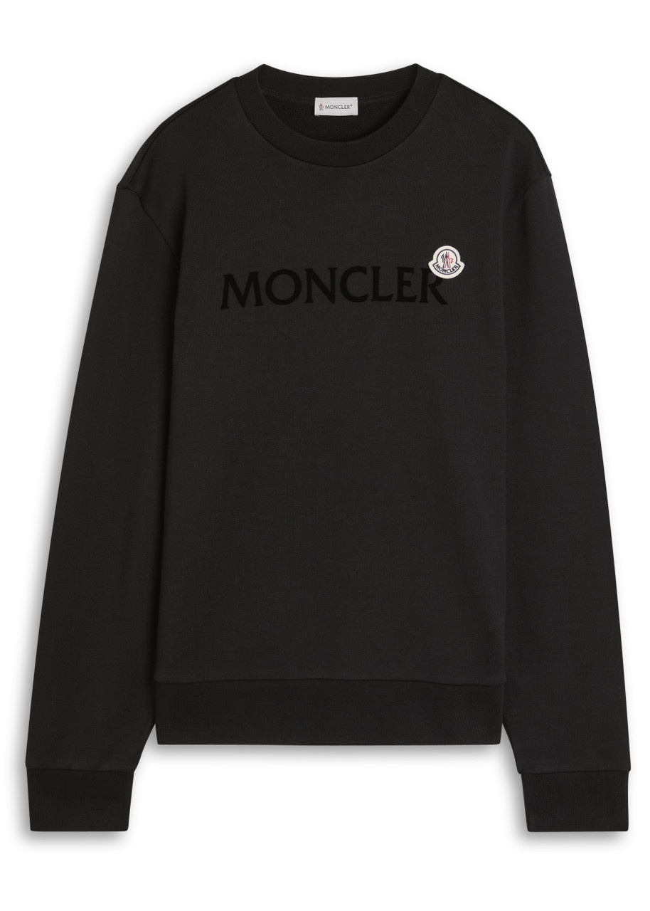 Moncler Logo Badge Cotton Sweatshirt - 1