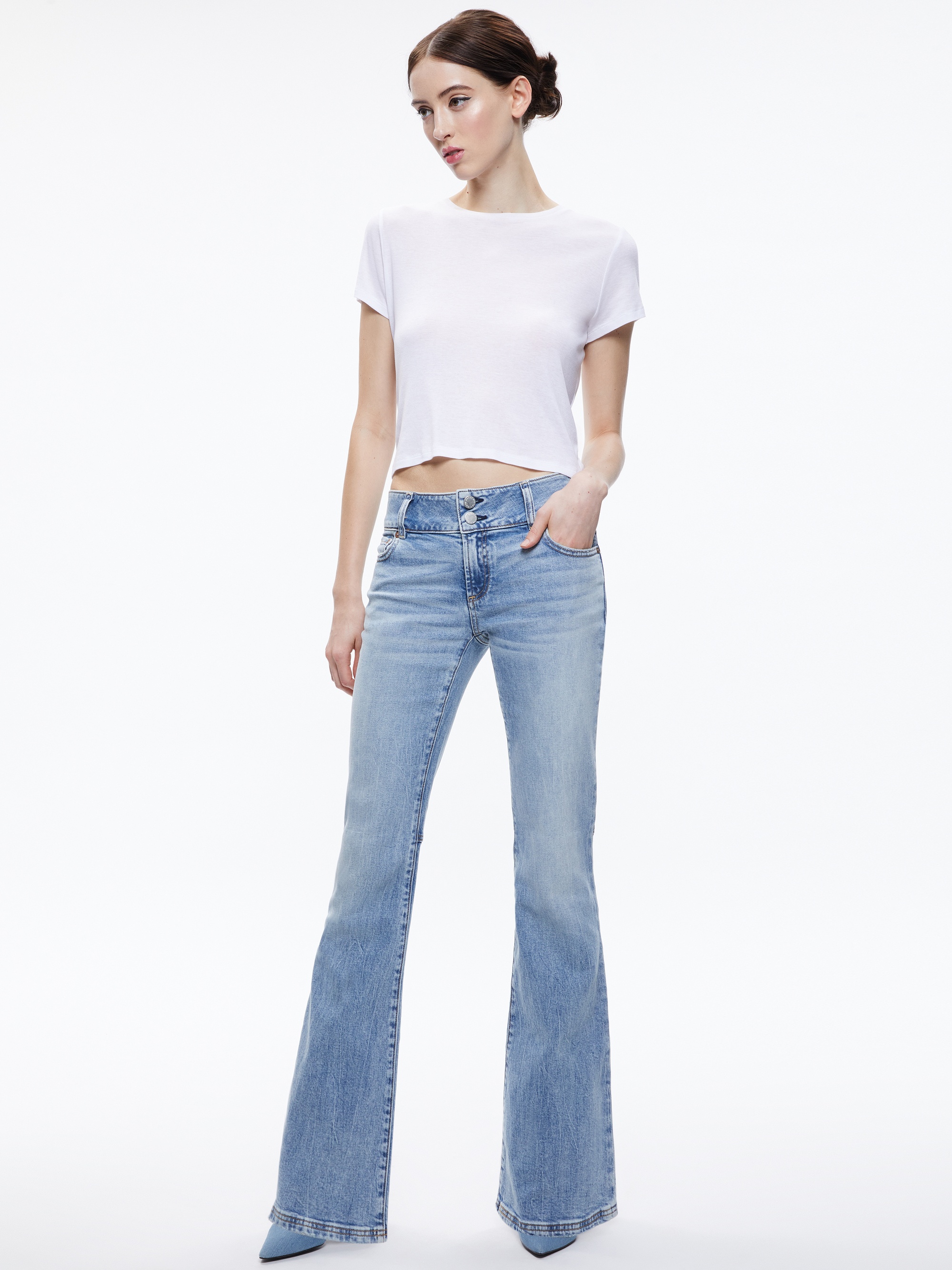 STACEY LOW RISE BELL BOTTOM JEAN - 6