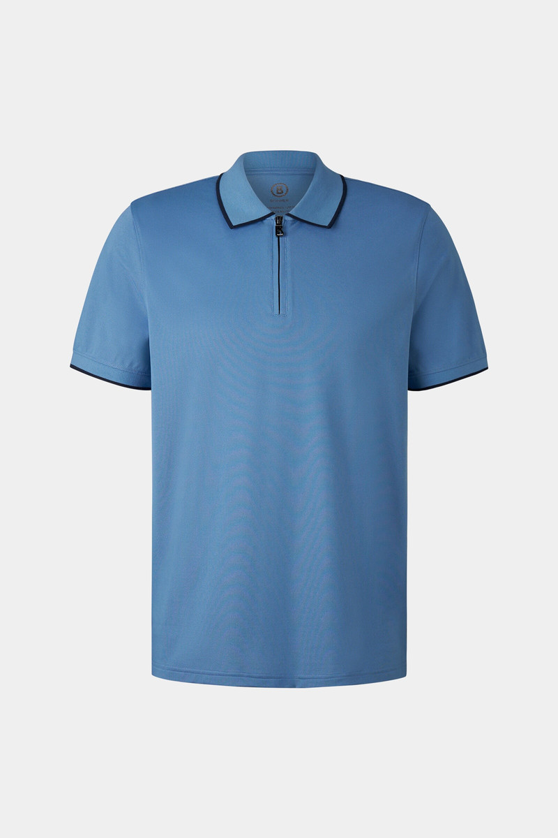 Timo polo shirt in Misty blue 1