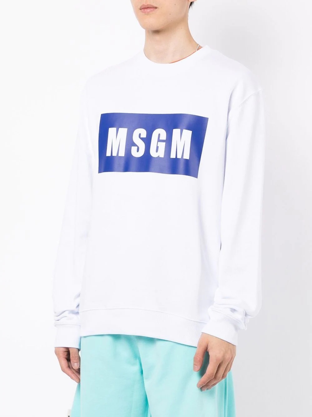 logo print sweatshirt - 3