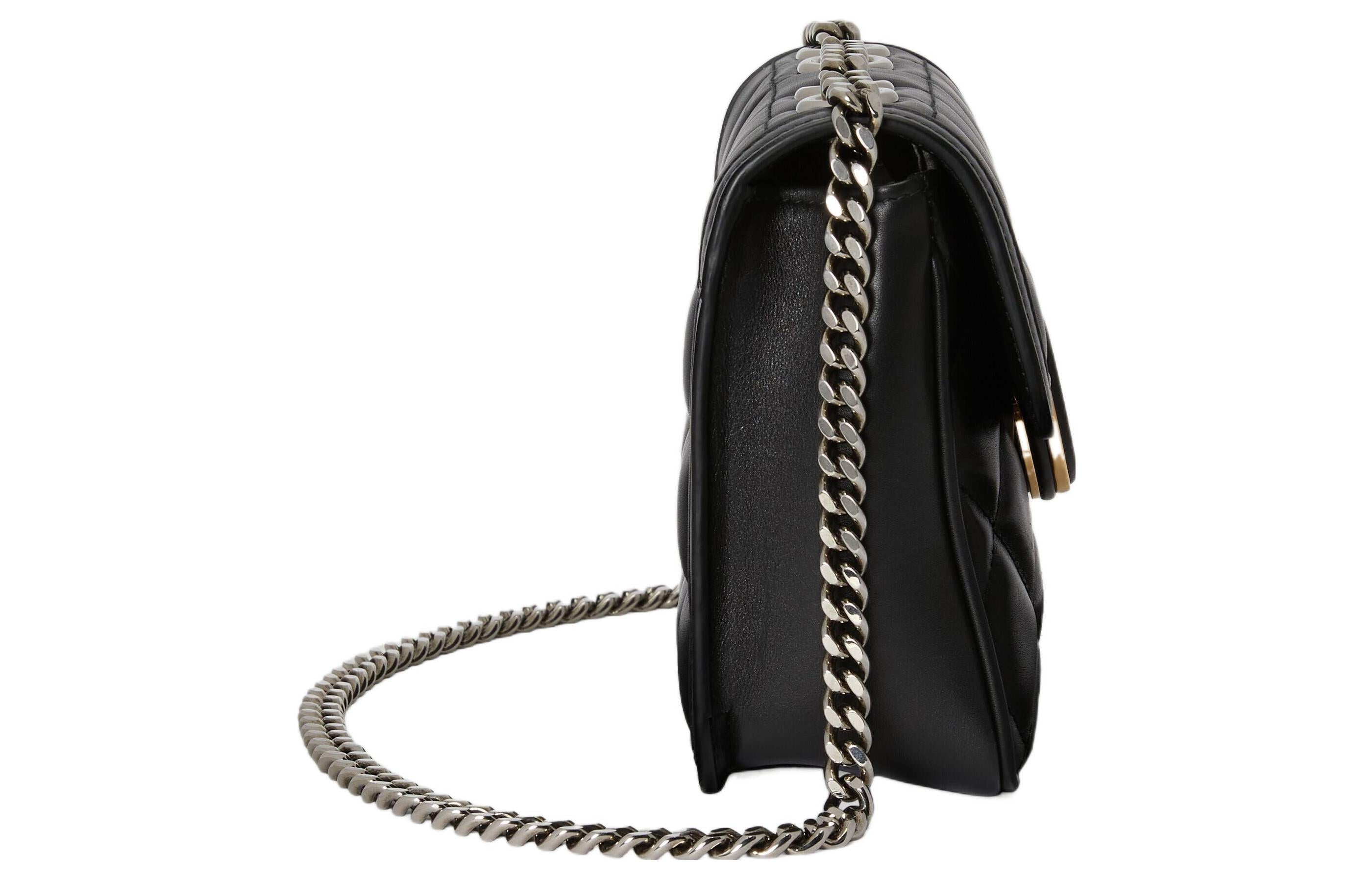 (WMNS) Gucci Deco Mini Shoulder Bag 'Black' 741457-AAB7A-1000 - 4