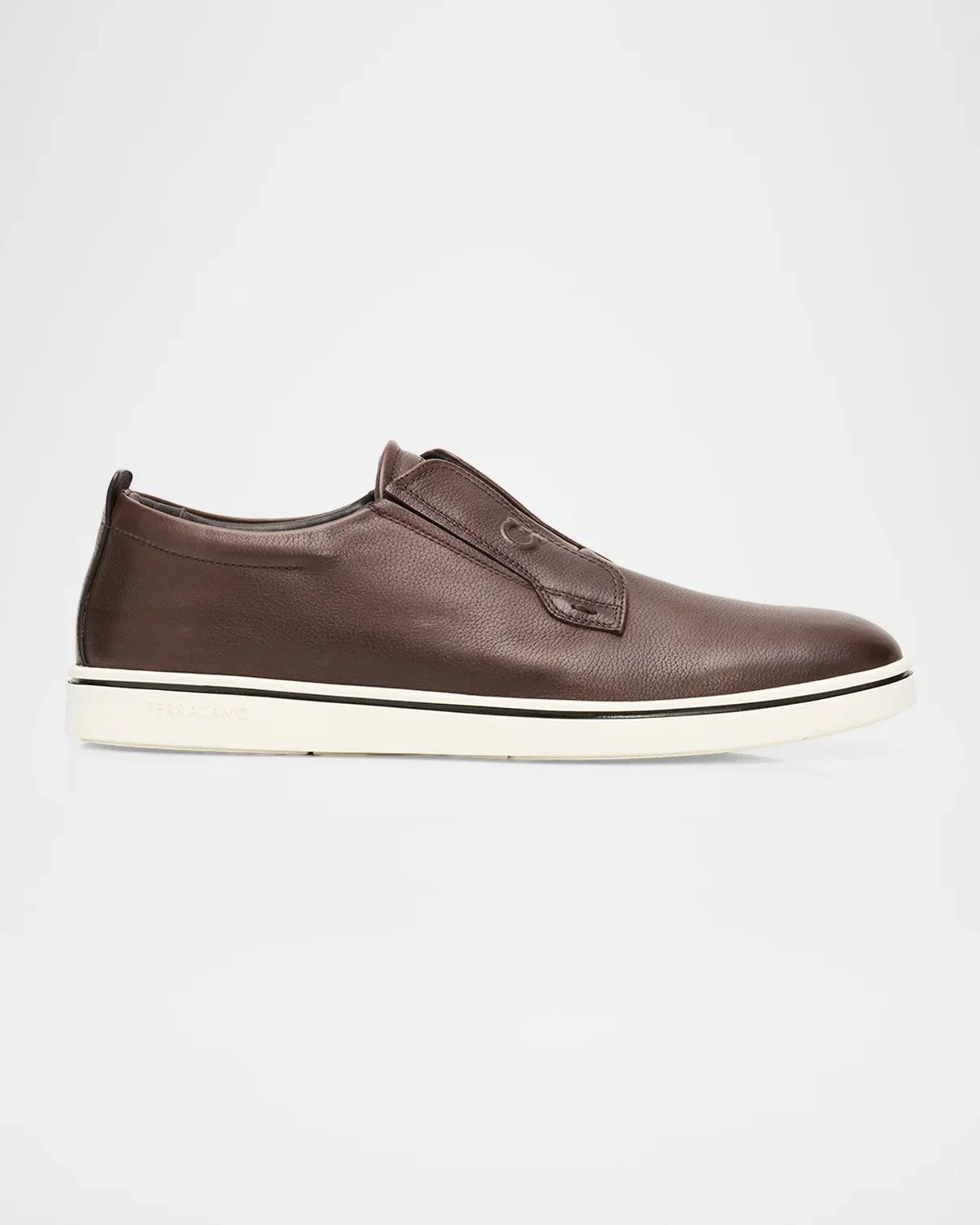Men's Alfievit Leather Slip On Sneakers - 1