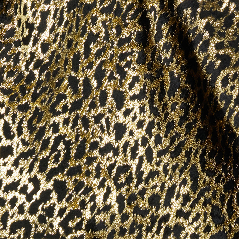Macro Leopard Print Silk Slip Dress 5