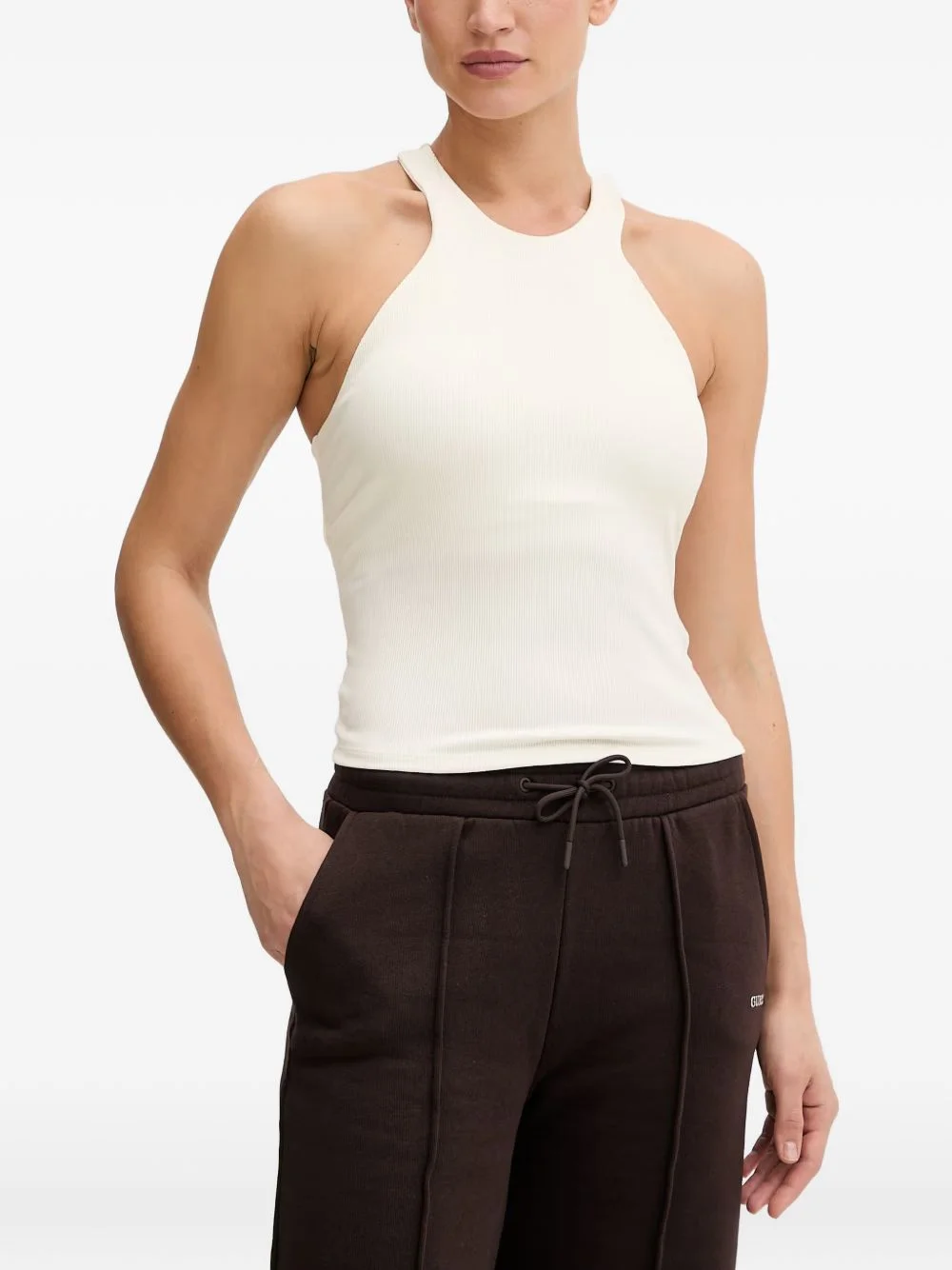 Nat ribbed racerback tank top - 1