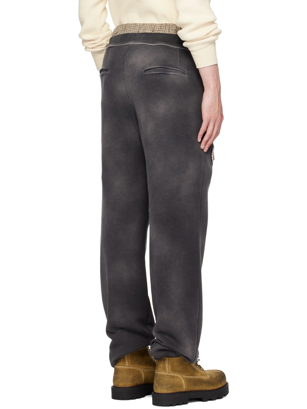 Gray Patch Sweatpants - 3