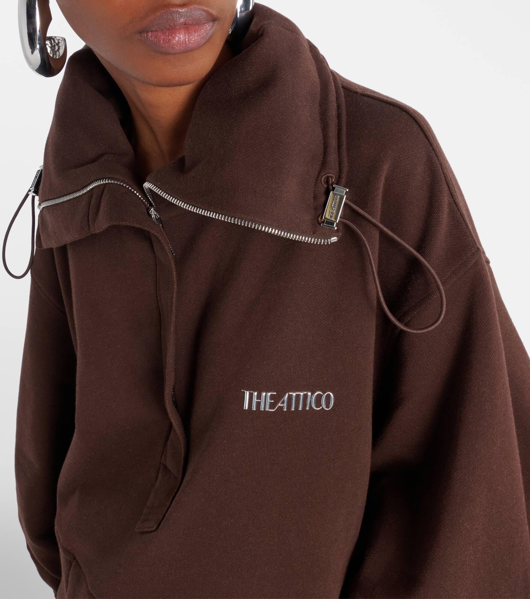 Cotton fleece sweatshirt - 4