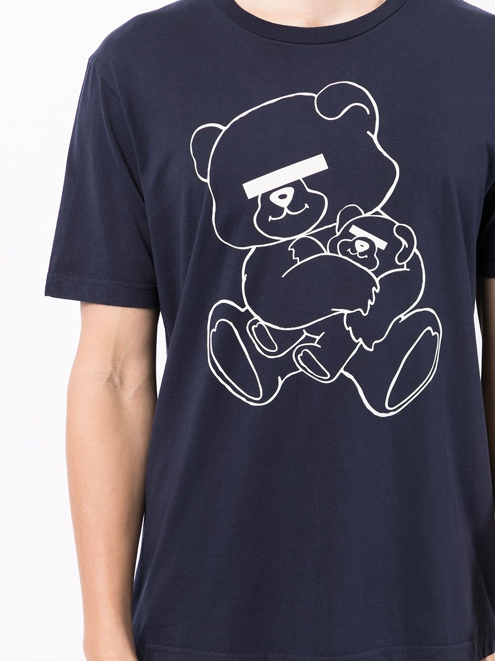 teddy bear print T-shirt - 5