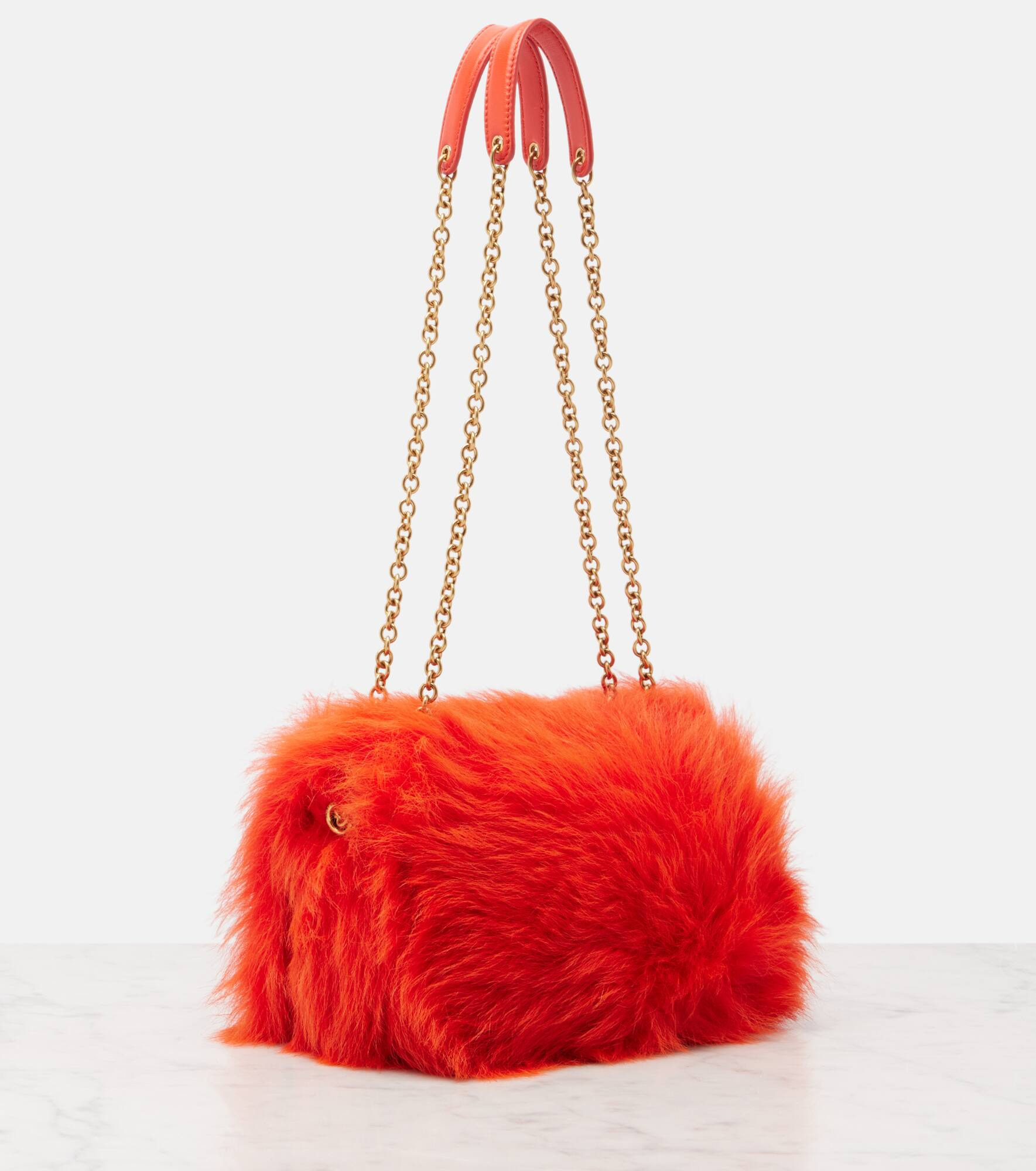 Jamie 4.3 Mini shearling shoulder bag - 4
