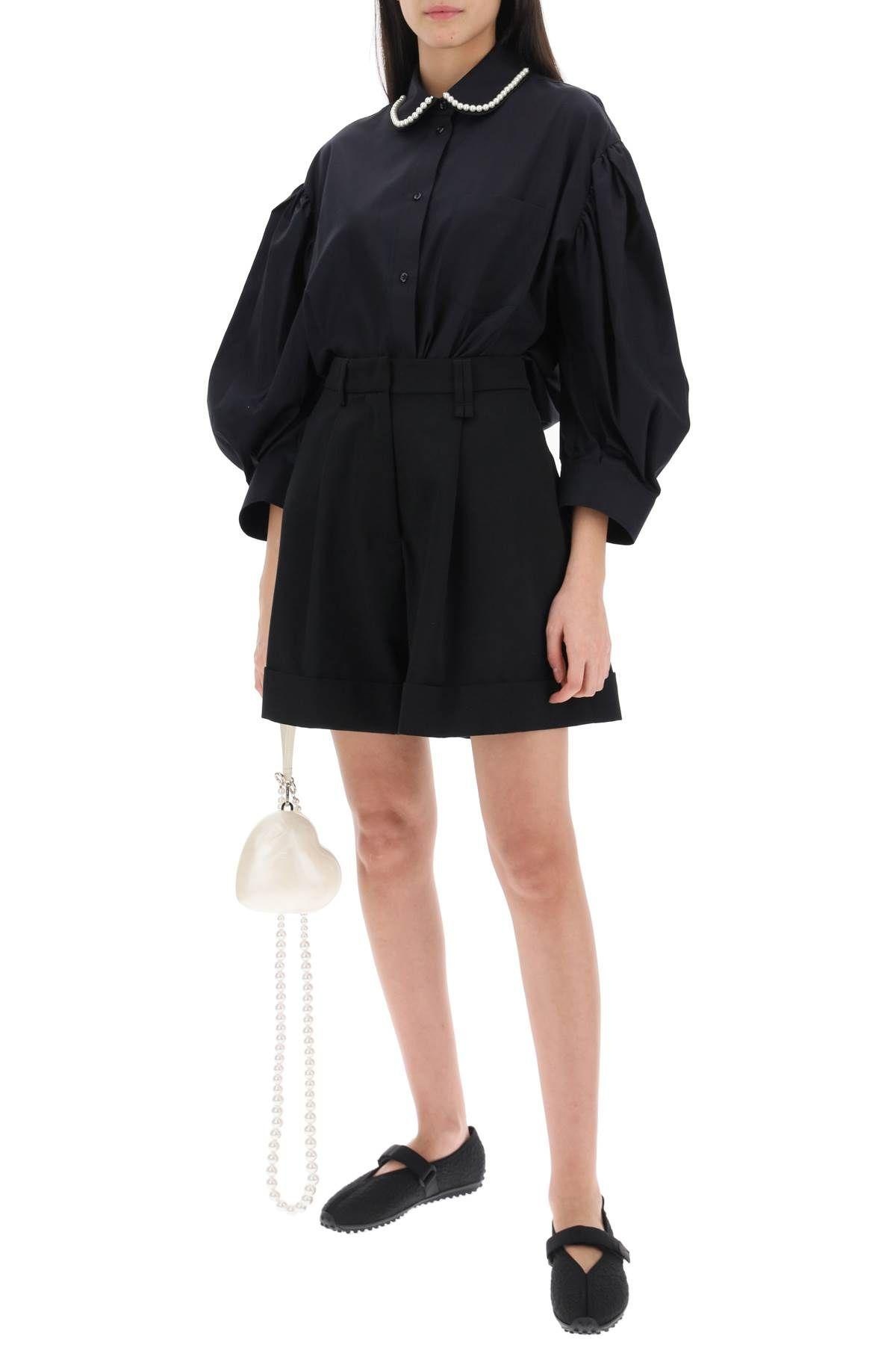"Oversized blouse with puffed sleeves" Simone Rocha - 2