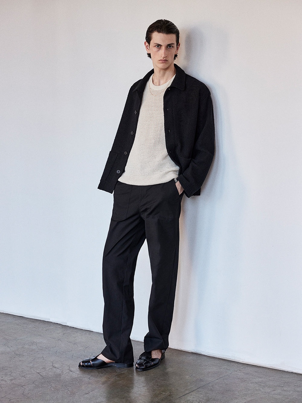 Patch Traveler Pants in Black - 2