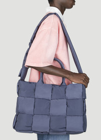 【BOTTEGA VENETA】LARGE ARCO PADDED TOTE BAG Bottega Veneta Men's' Large Arco Padded Tote Bag in Black