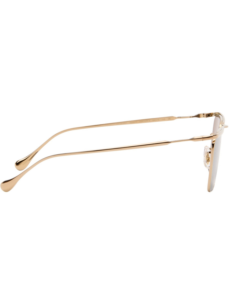 Jil Sander Gold Oliver Peoples 'Edition 2' Wireframe Sunglasses outlook
