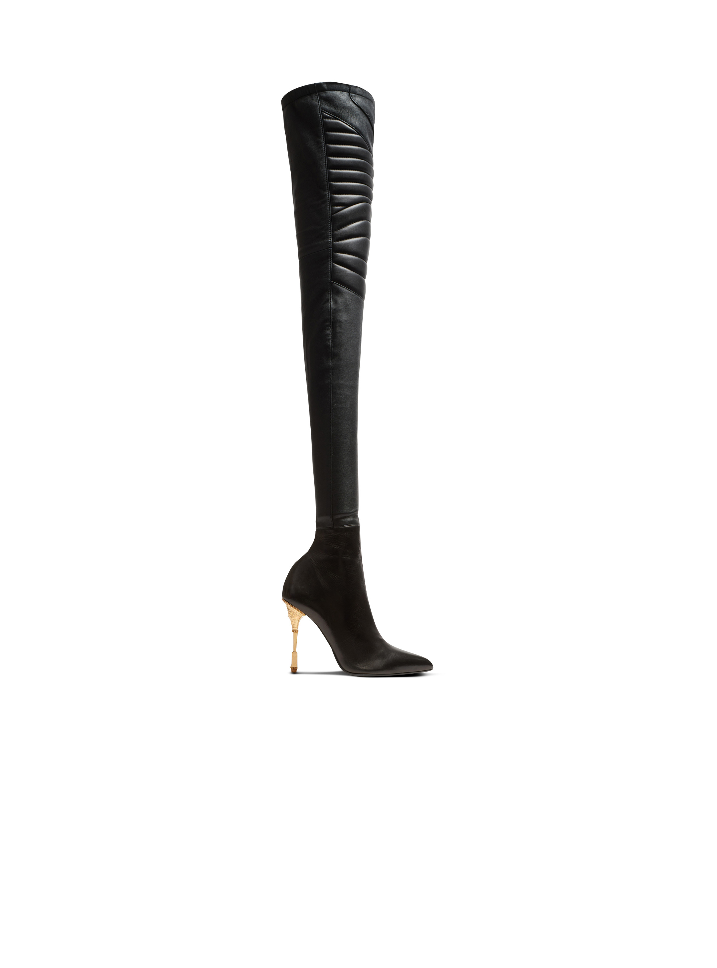 Moneta leather thigh-high boots - 1