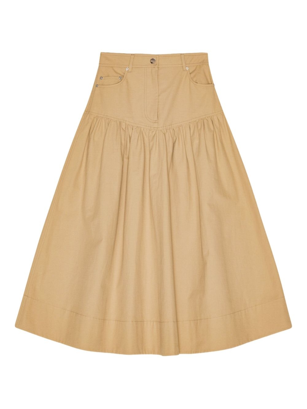 logo-patch skirt - 1