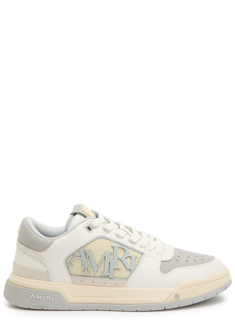 Amiri Classic Panelled Grained Leather Sneakers - 1